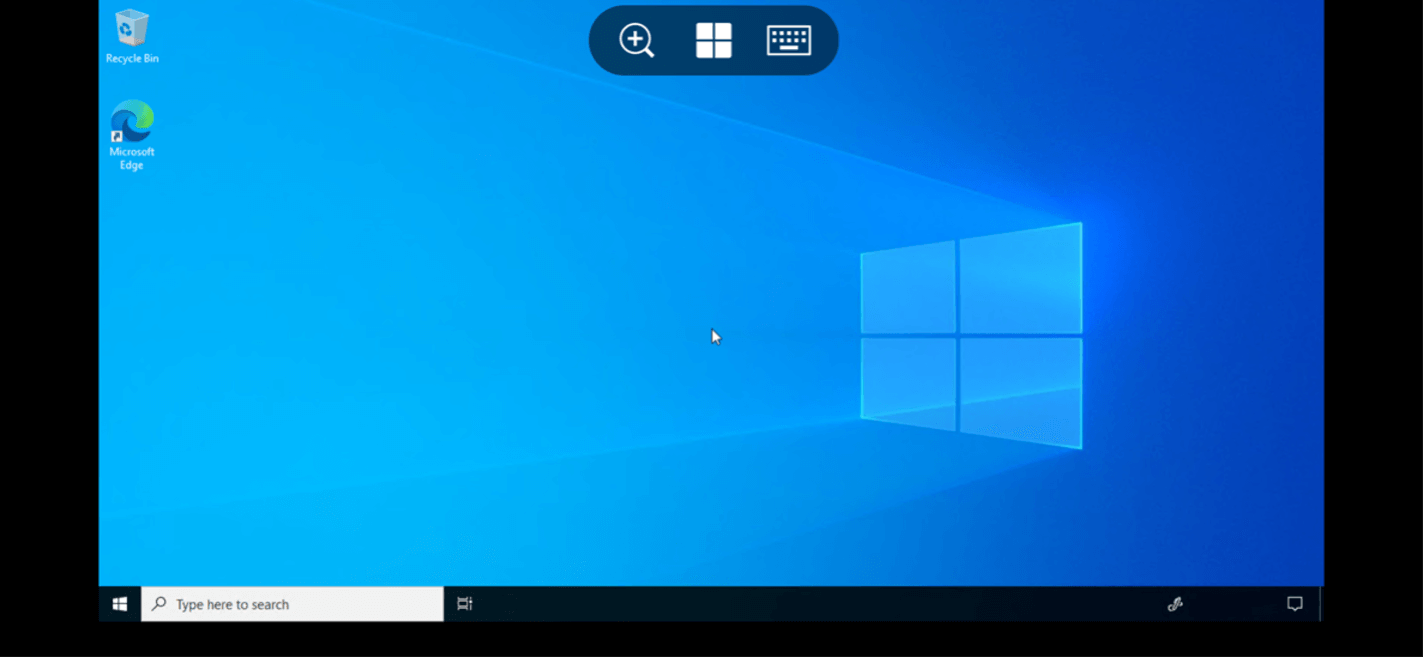 remote windows desktop on mobile device